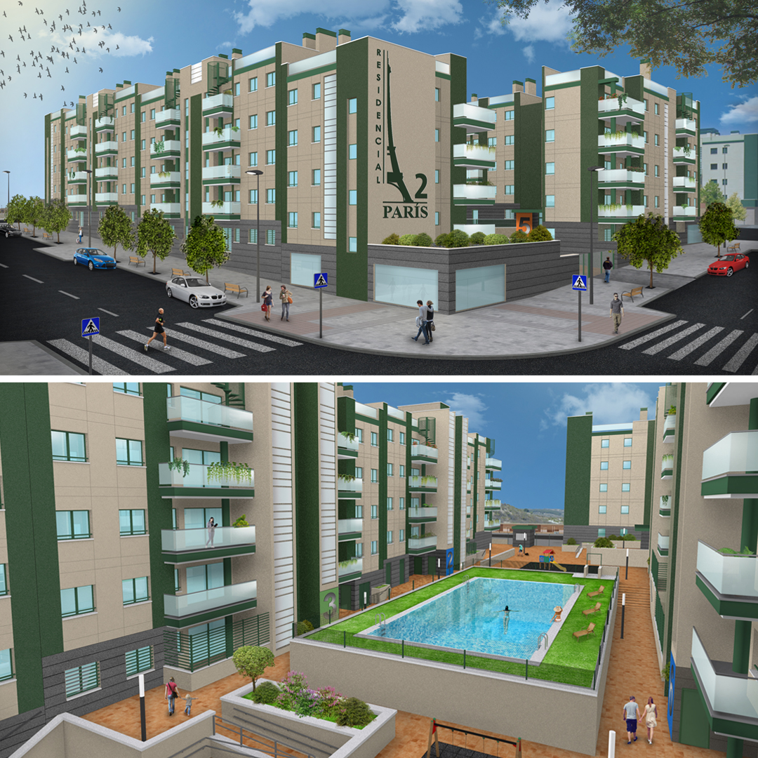 Residencial París 1 y 2